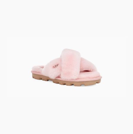 UGG Fuzzette Pink Slippers for Women (PTRE30175)